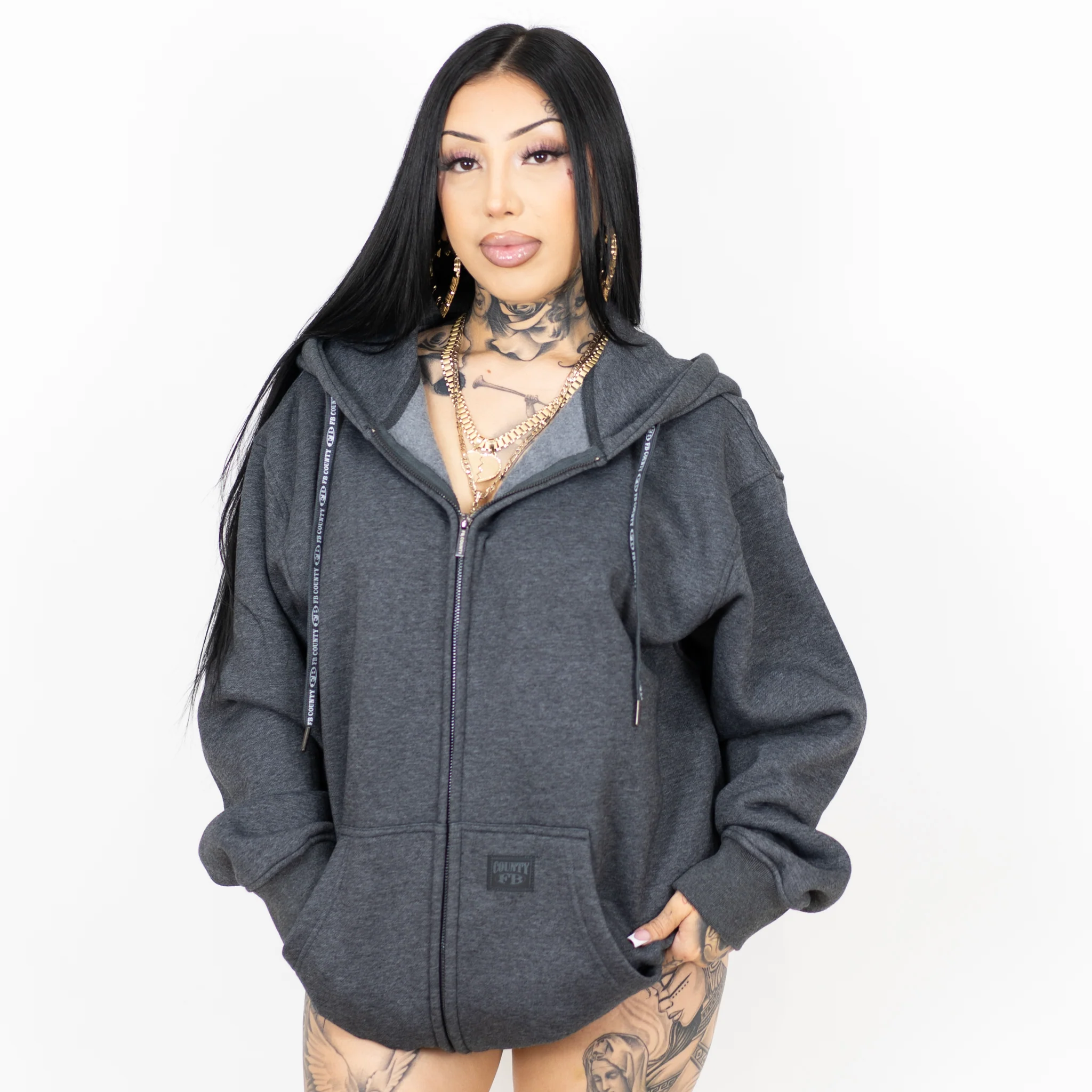 FB County 13oz Heavyweight Zip-Up Hoodie - Image 4
