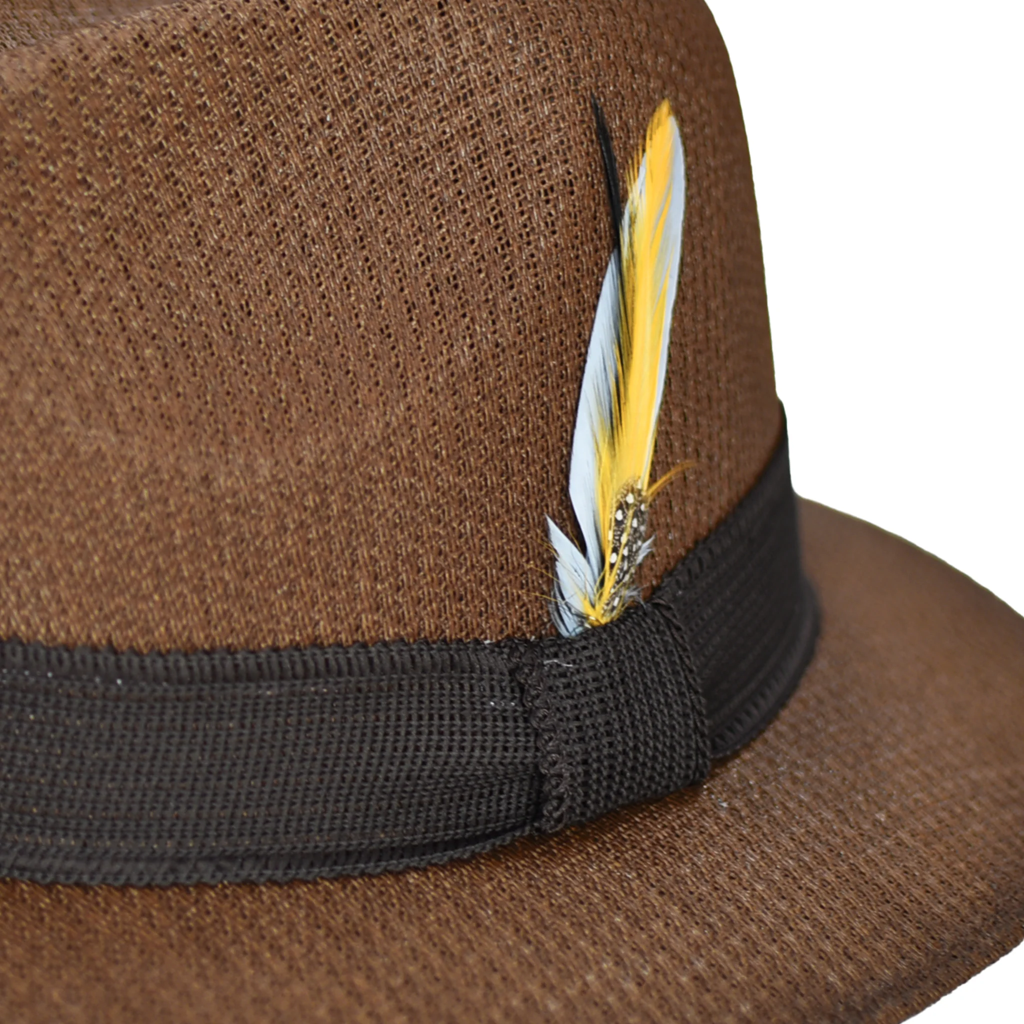 FB County Fedora Hat - Solid Band - Image 23