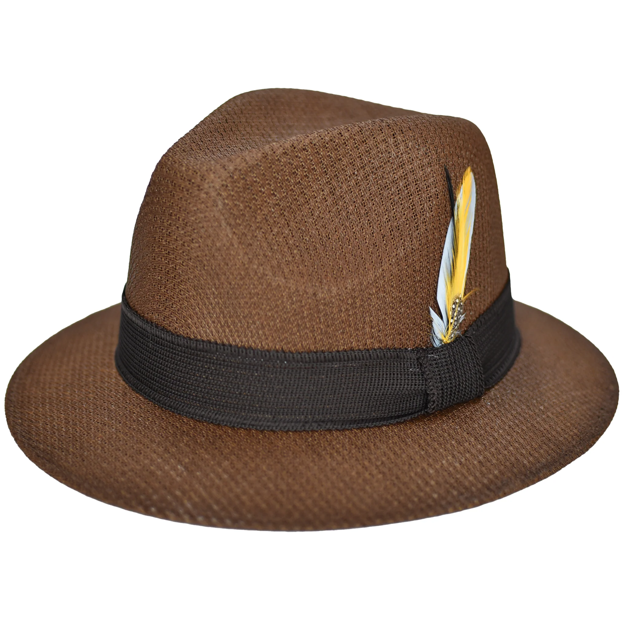 FB County Fedora Hat - Solid Band - Image 4
