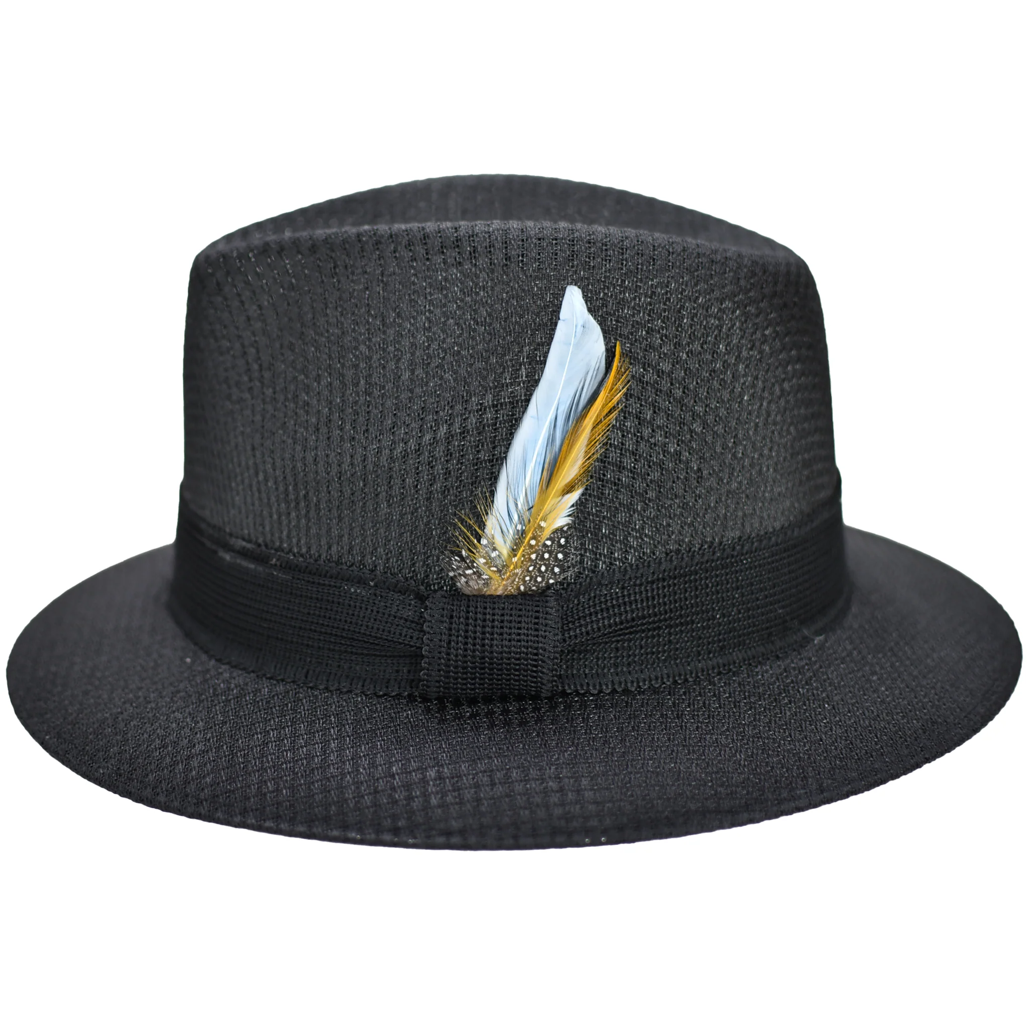 FB County Fedora Hat - Solid Band - Image 7