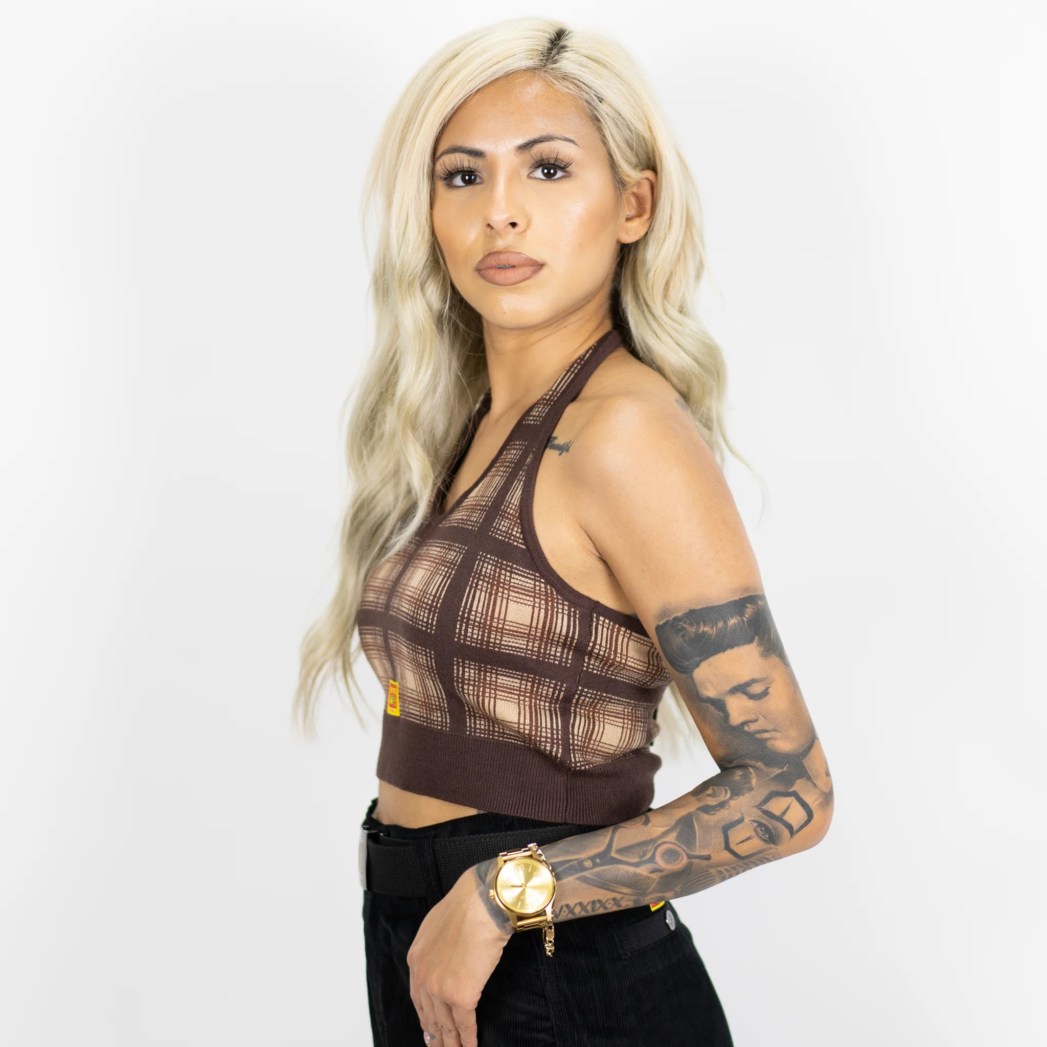 FB County Flannel Halter Top - Image 17