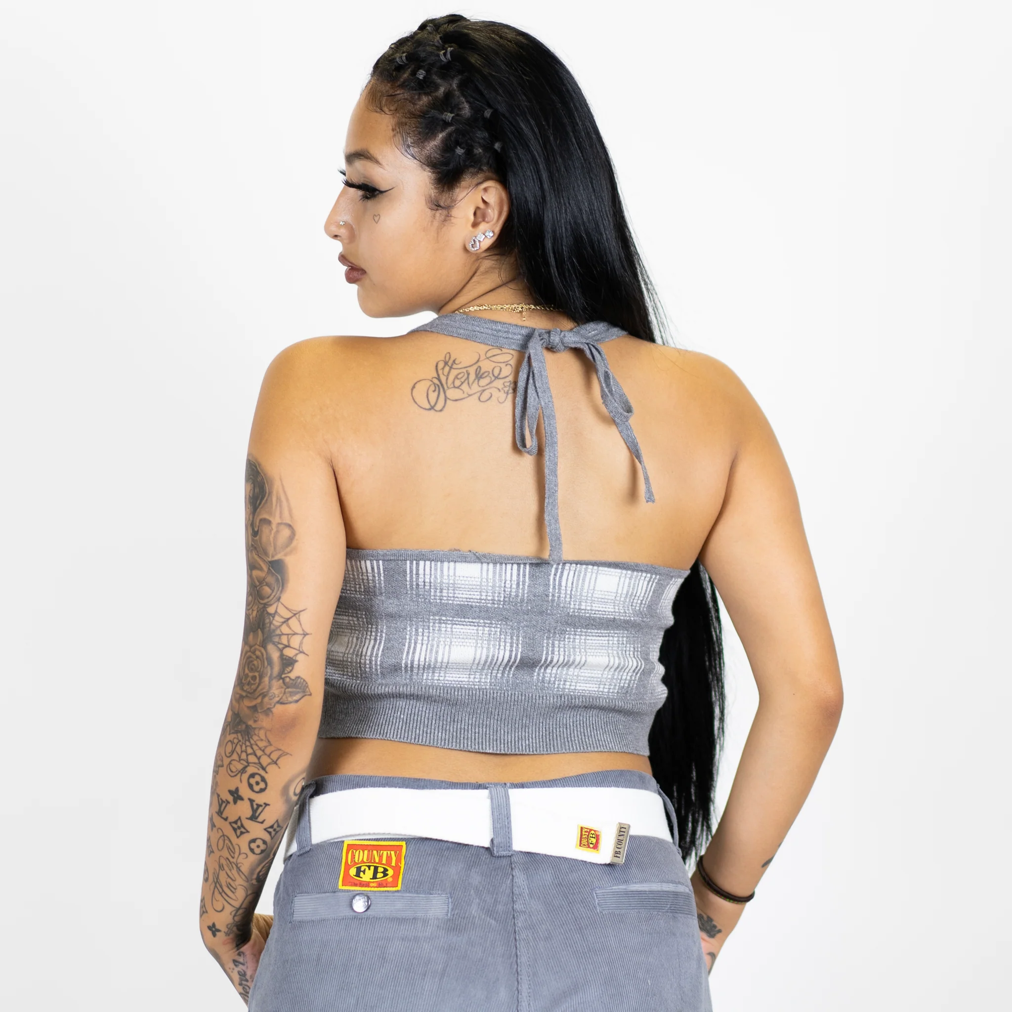 FB County Flannel Halter Top - Image 18