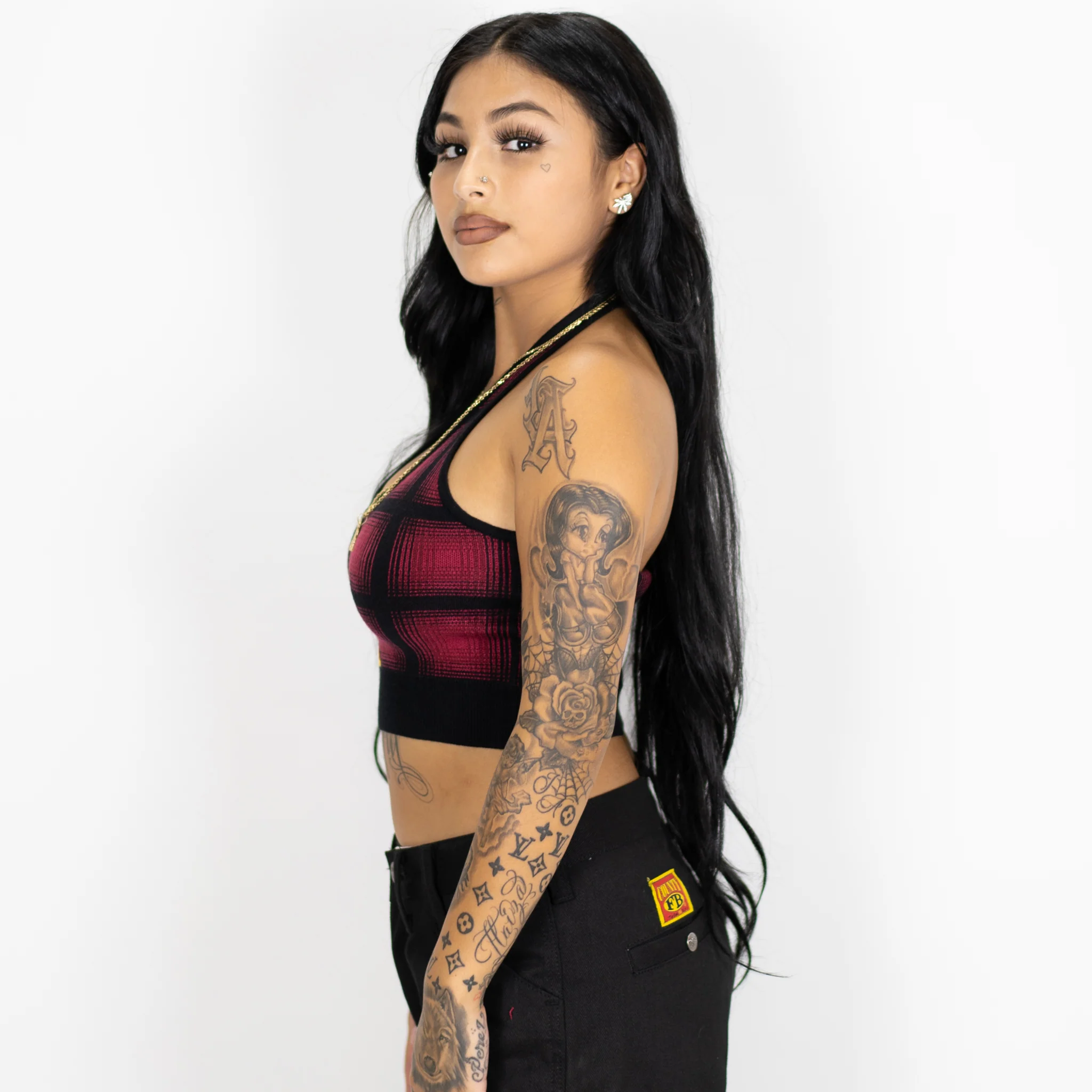 FB County Flannel Halter Top - Image 8
