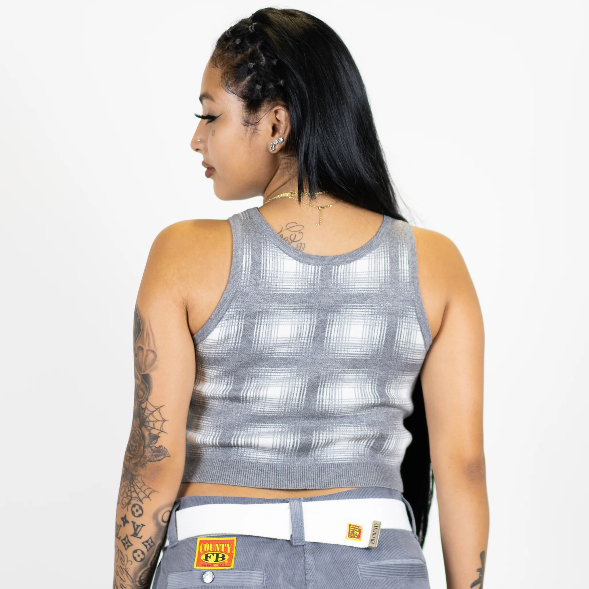 FB County Flannel Tank Top - Image 21