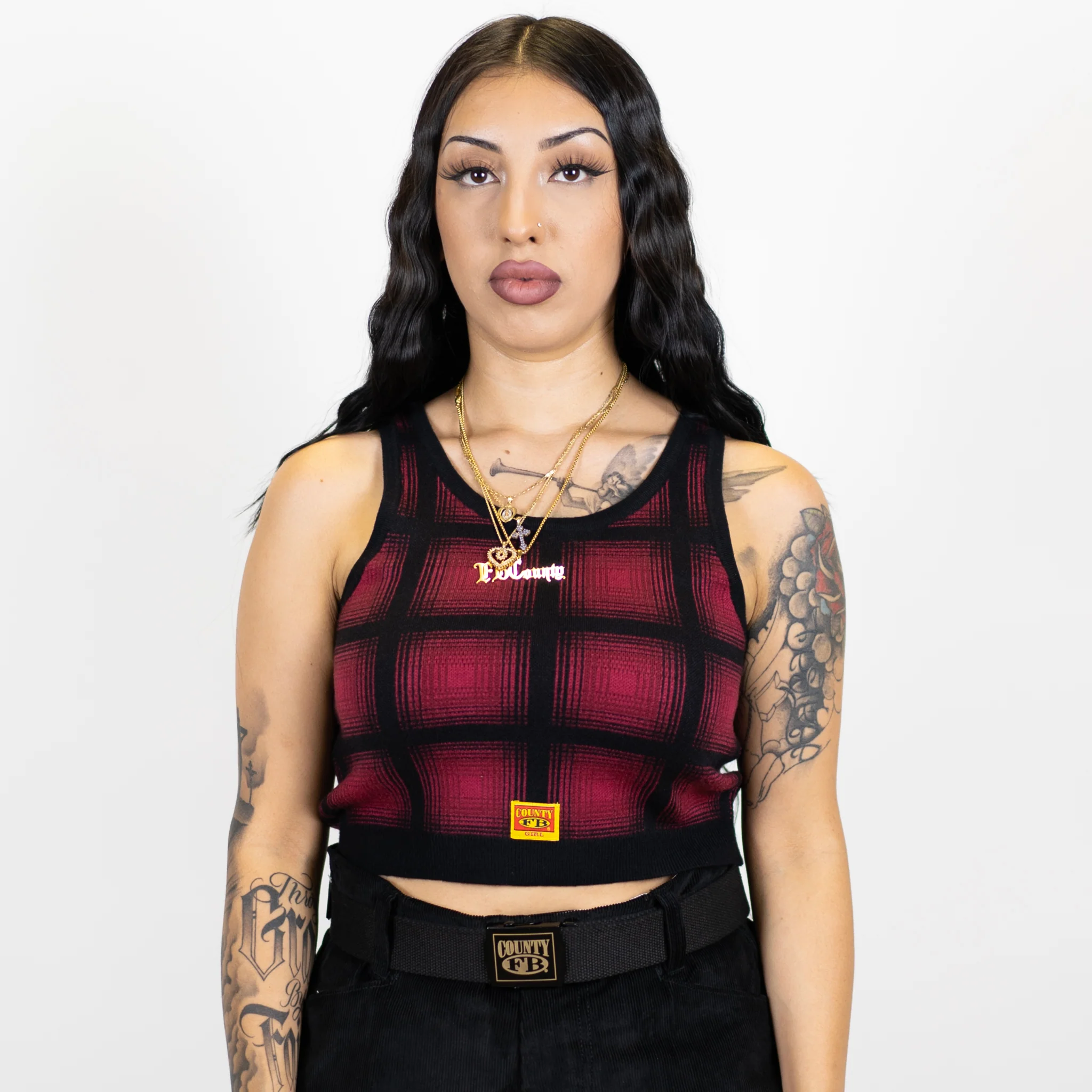 FB County Flannel Tank Top - Image 6