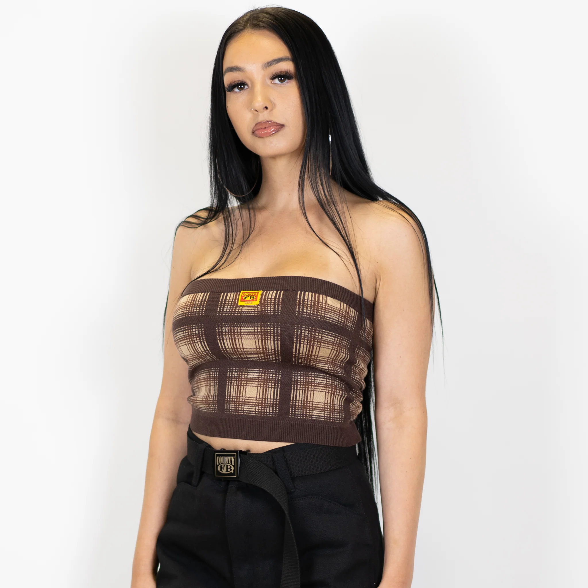 FB County Flannel Tube Top - Image 4