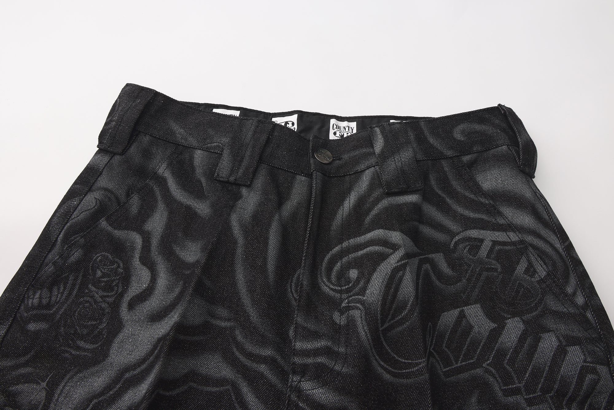 FB County Inked Up Hard Denim Pants - Image 13