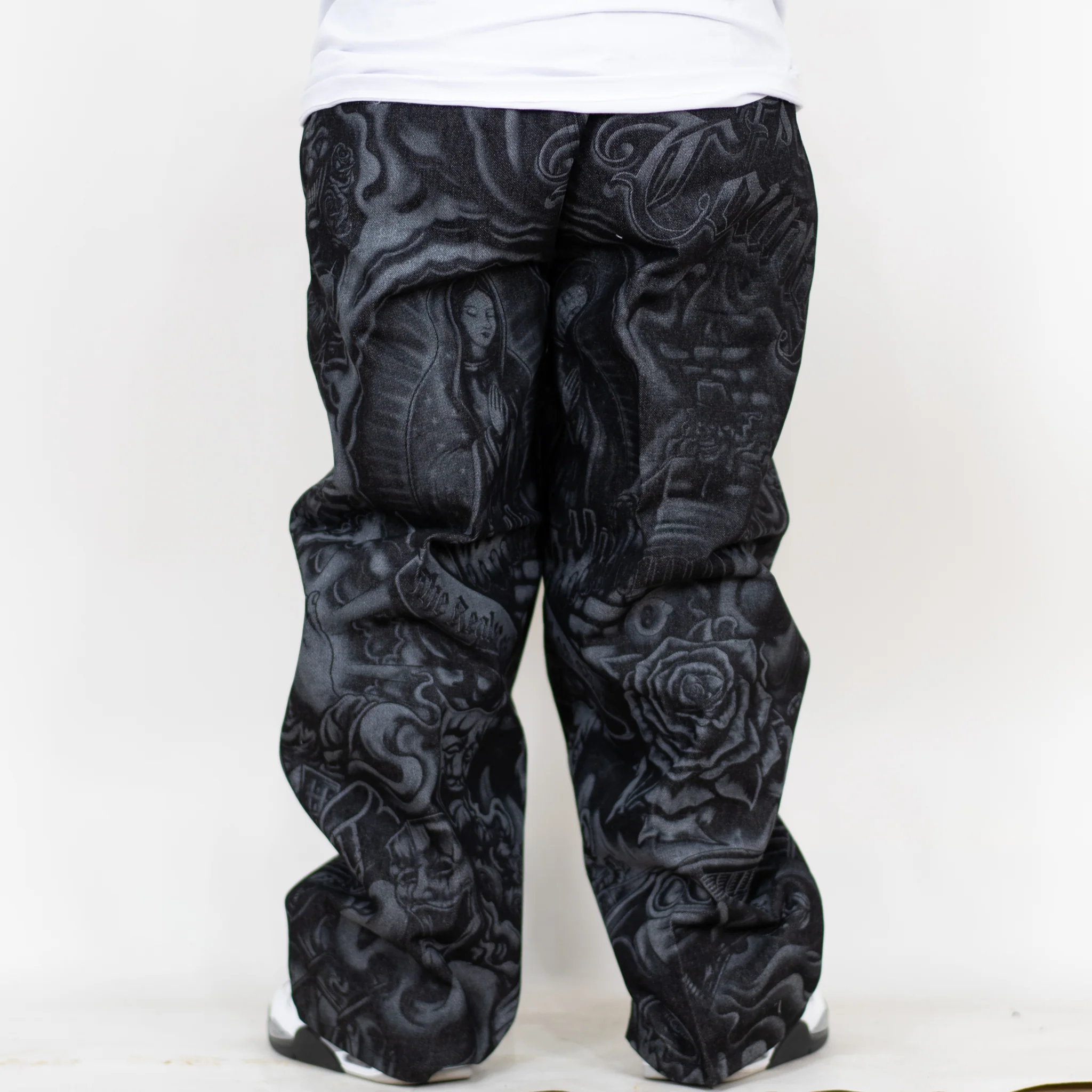 FB County Inked Up Hard Denim Pants - Image 3