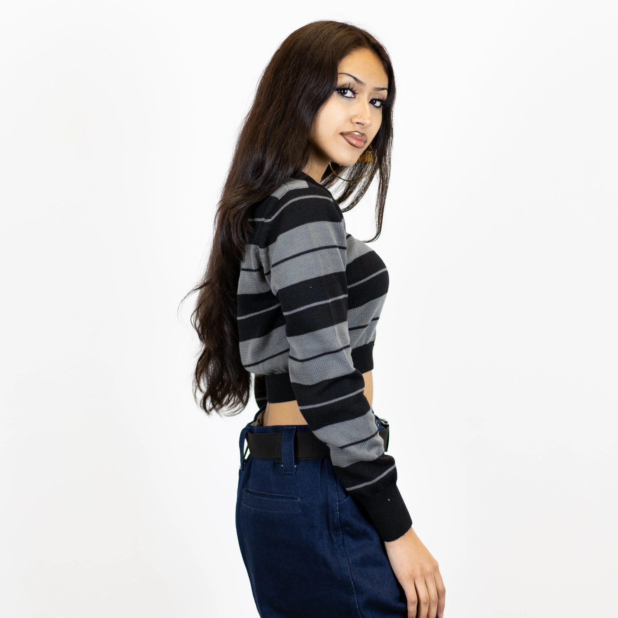 FB County Long Sleeve Charlie Brown Crop Top - Image 10