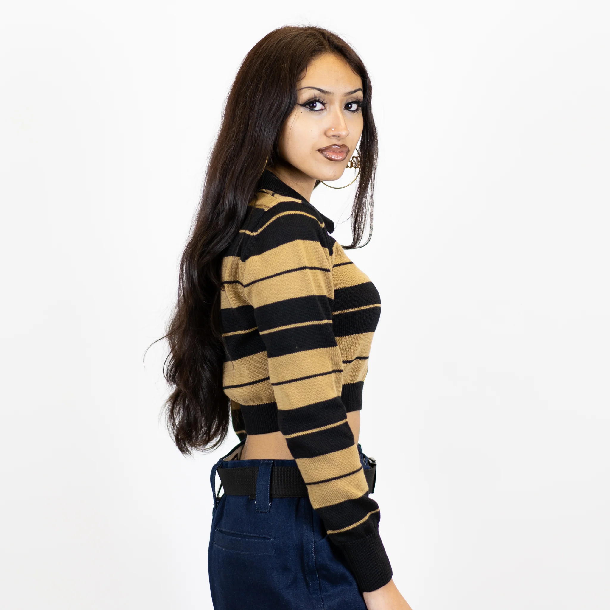FB County Long Sleeve Charlie Brown Crop Top - Image 17