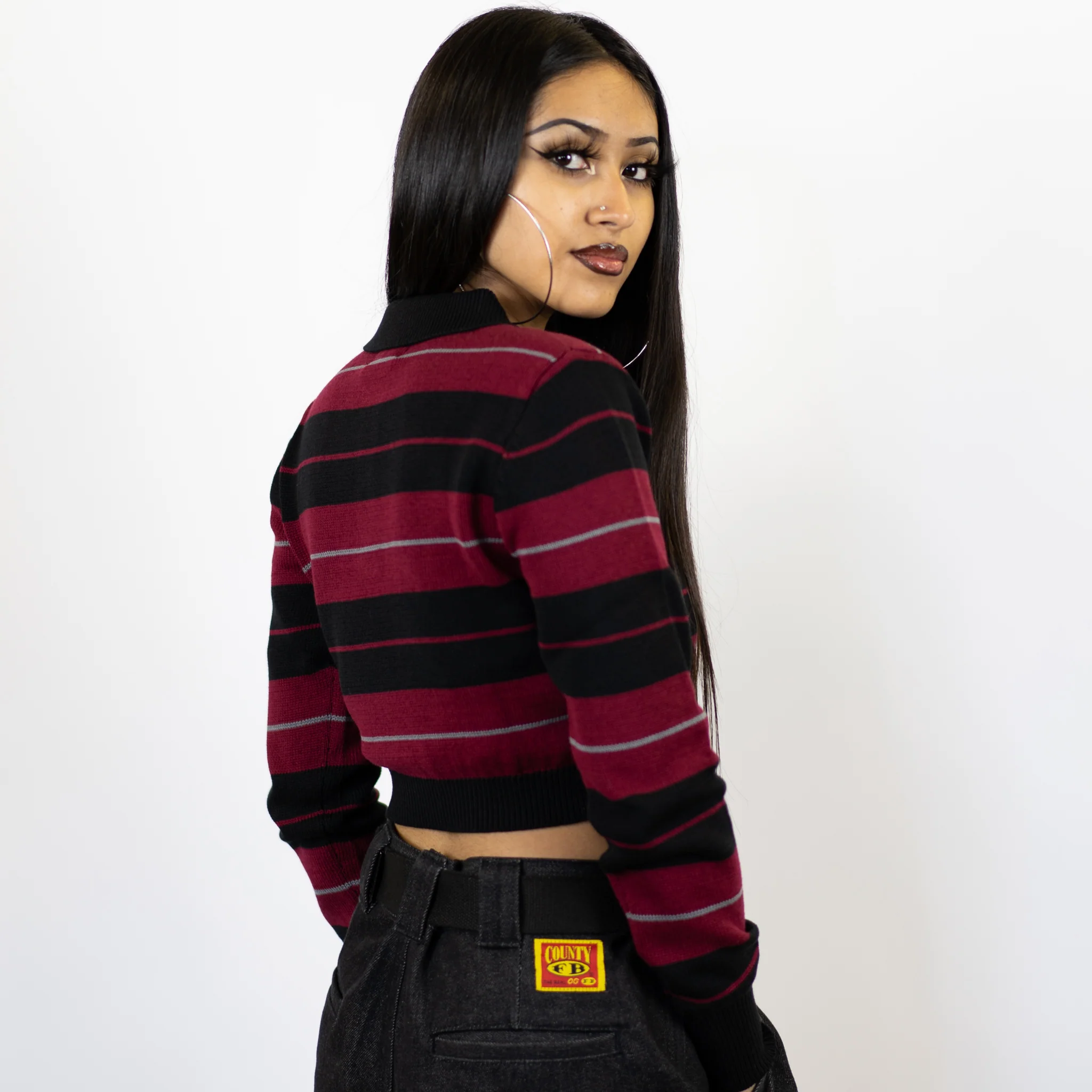 FB County Long Sleeve Charlie Brown Crop Top - Image 24
