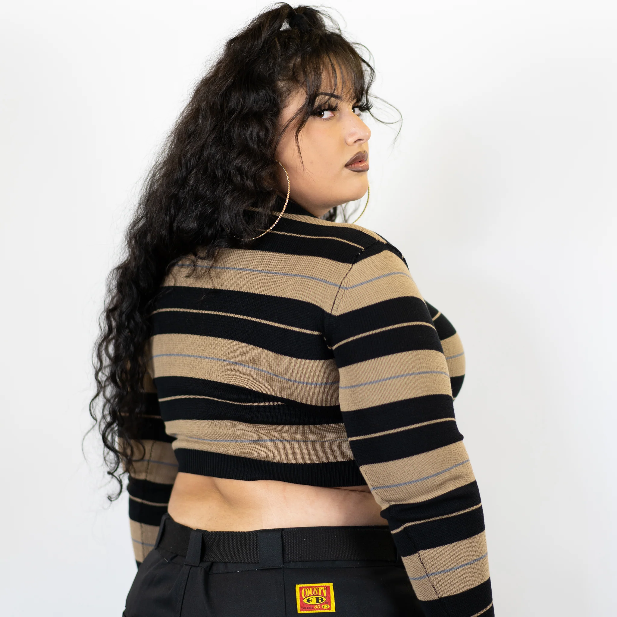 FB County Long Sleeve Charlie Brown Crop Top - Image 26