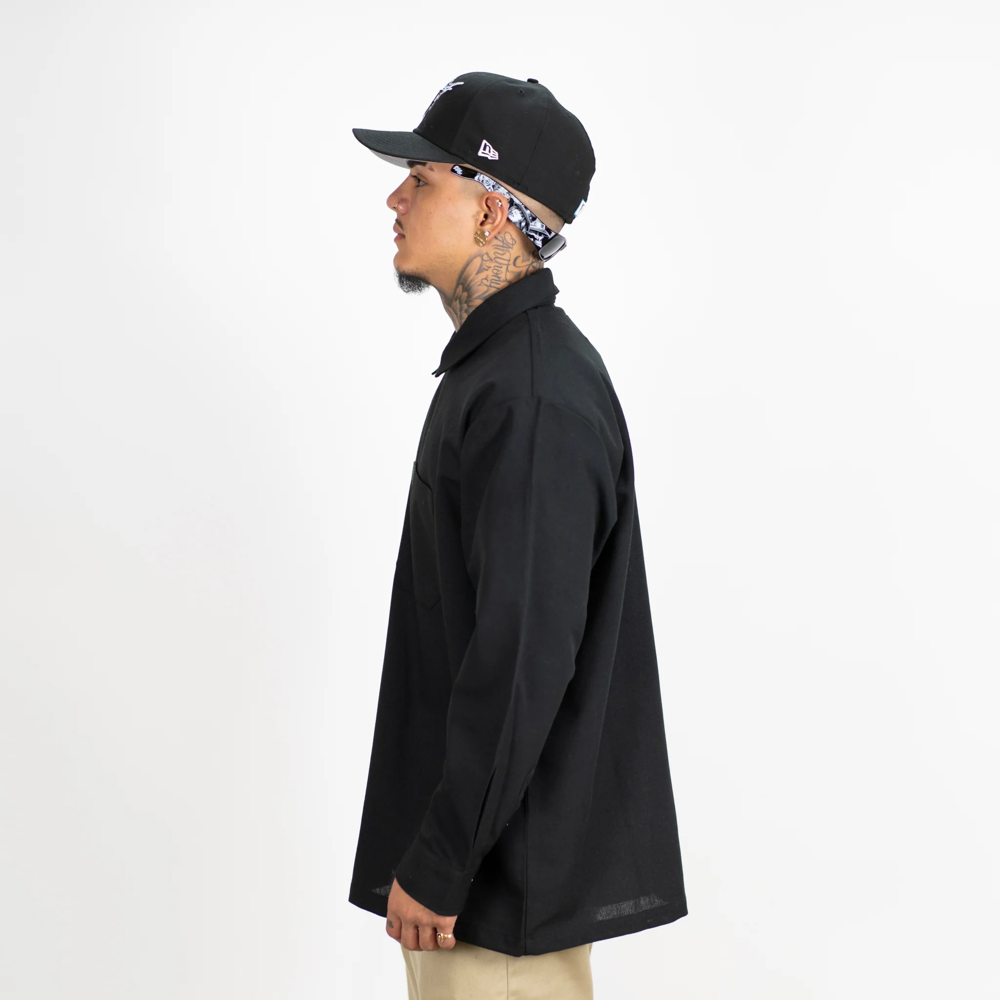 FB County Long Sleeve Checker Zip Shirt - Image 16