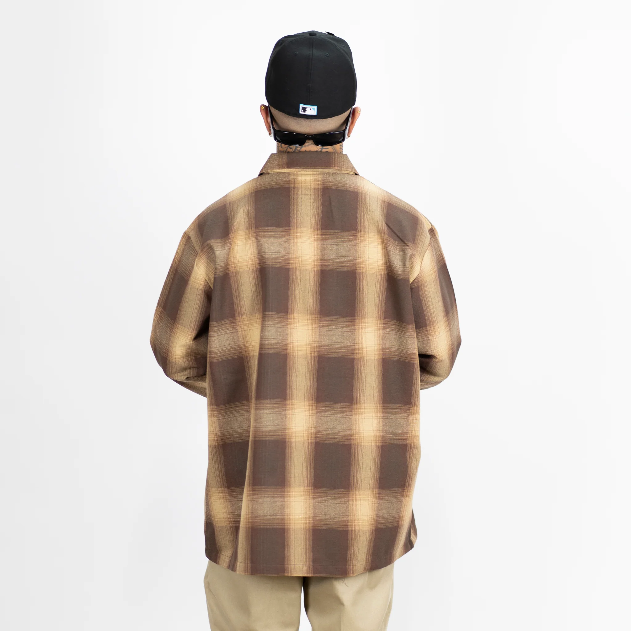 FB County Long Sleeve Checker Zip Shirt - Image 36
