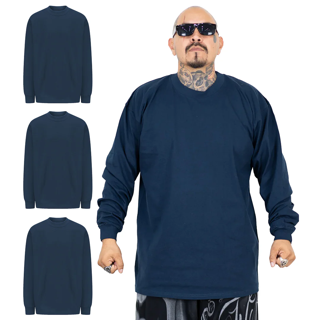 FB County Long Sleeve Heavy Hard T-Shirt (3-Pack) - Image 3