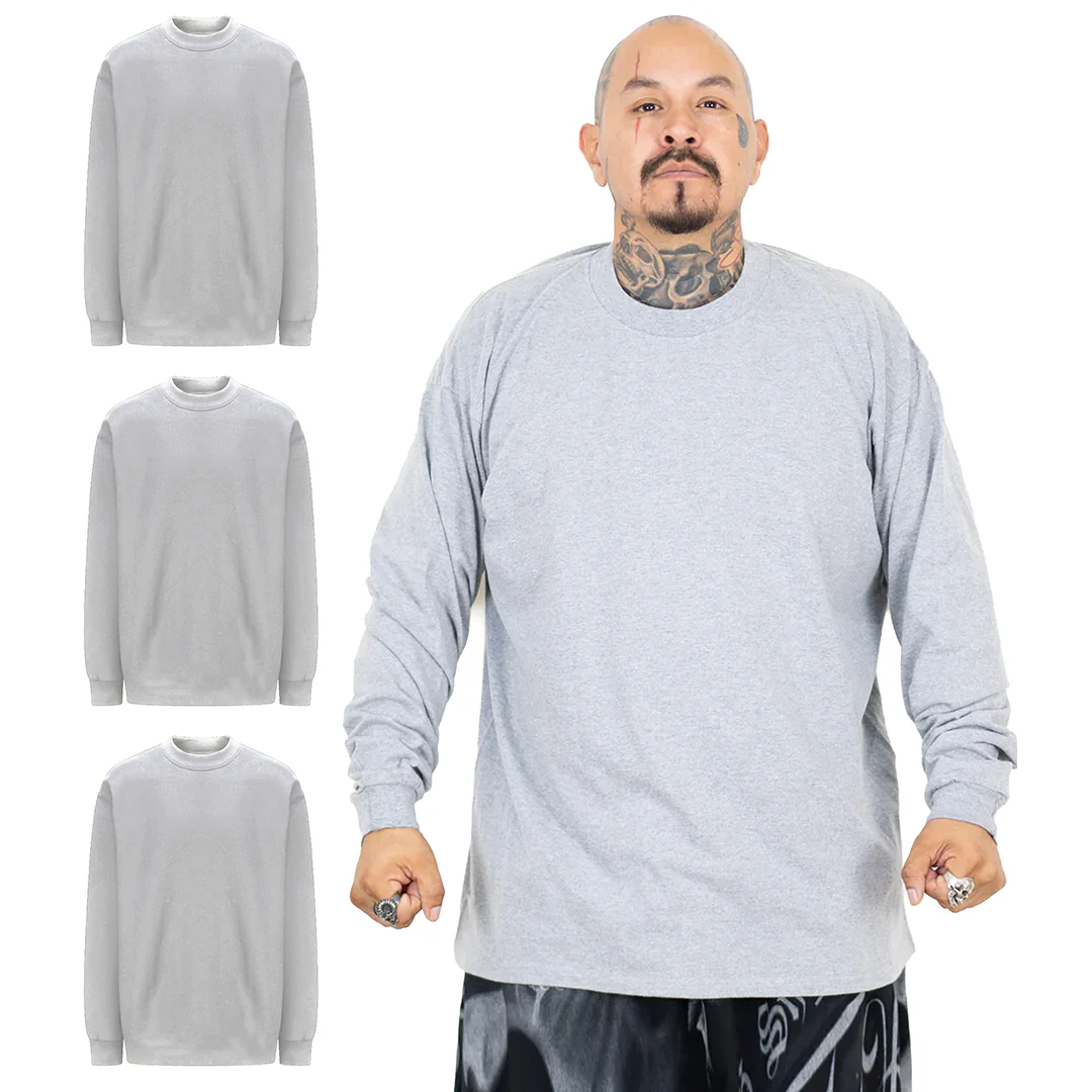 FB County Long Sleeve Heavy Hard T-Shirt (3-Pack) - Image 4