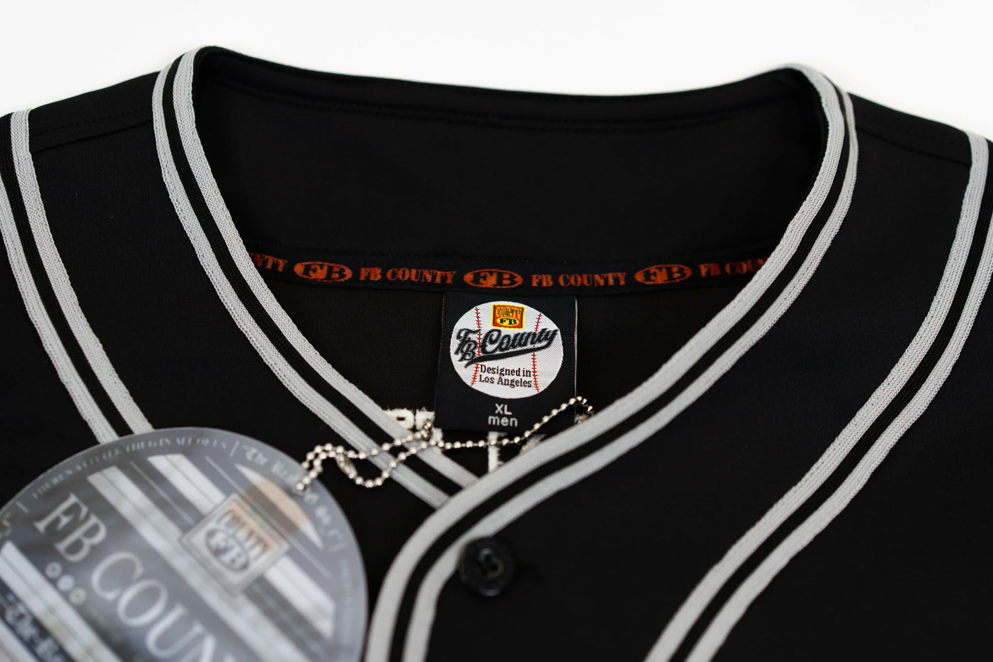 FB County Mens Baseball Classic Signature Jersey - Image 9