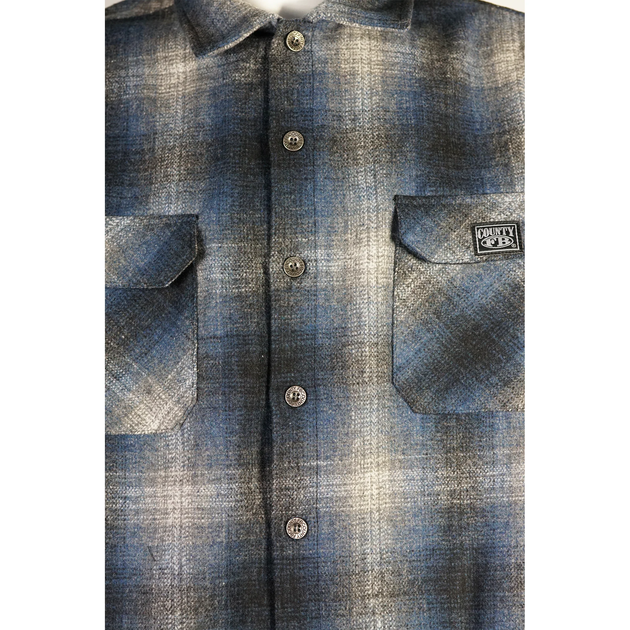 FB County Super Heavyweight Wool Blend Long Sleeve Shirt - Image 16