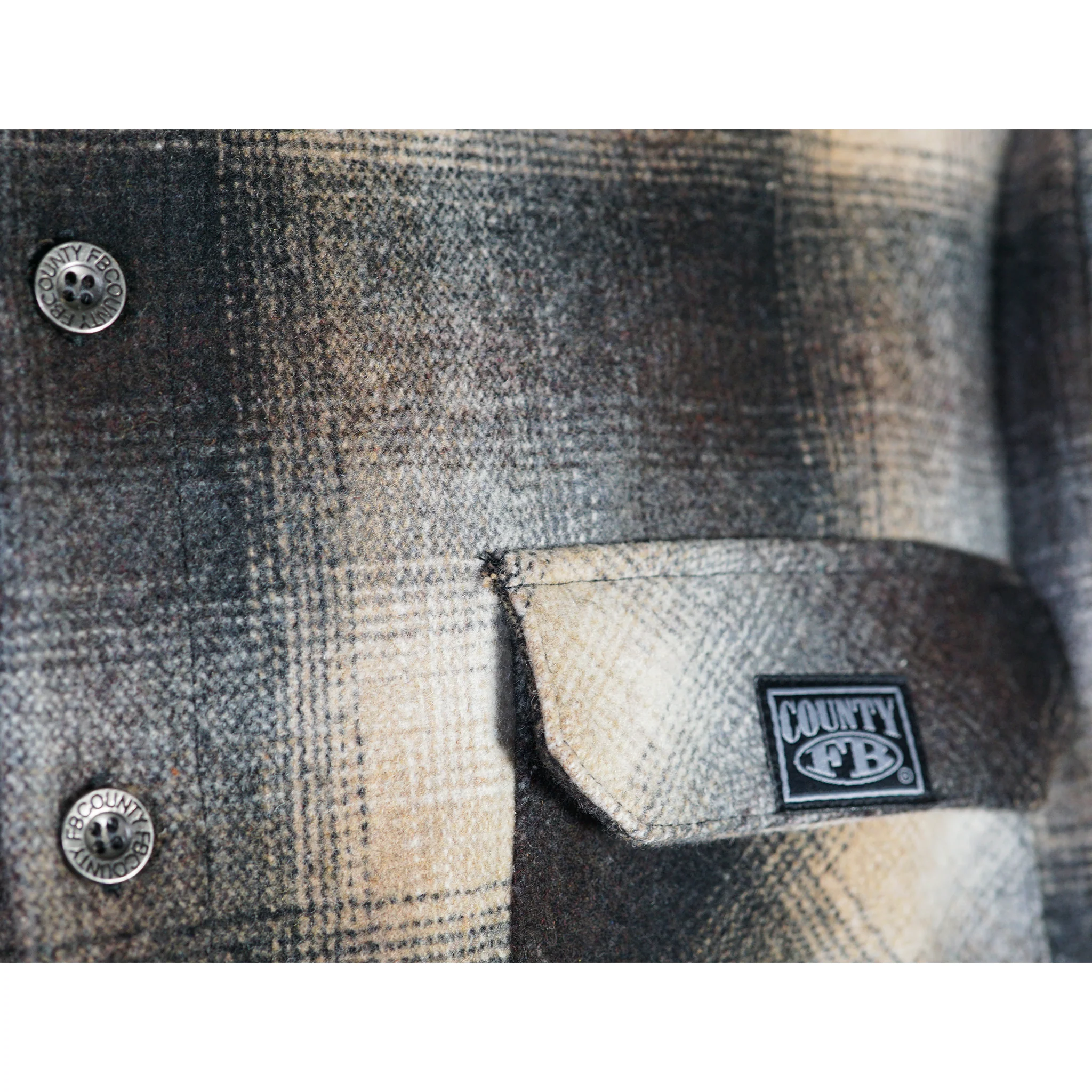 FB County Super Heavyweight Wool Blend Long Sleeve Shirt - Image 25