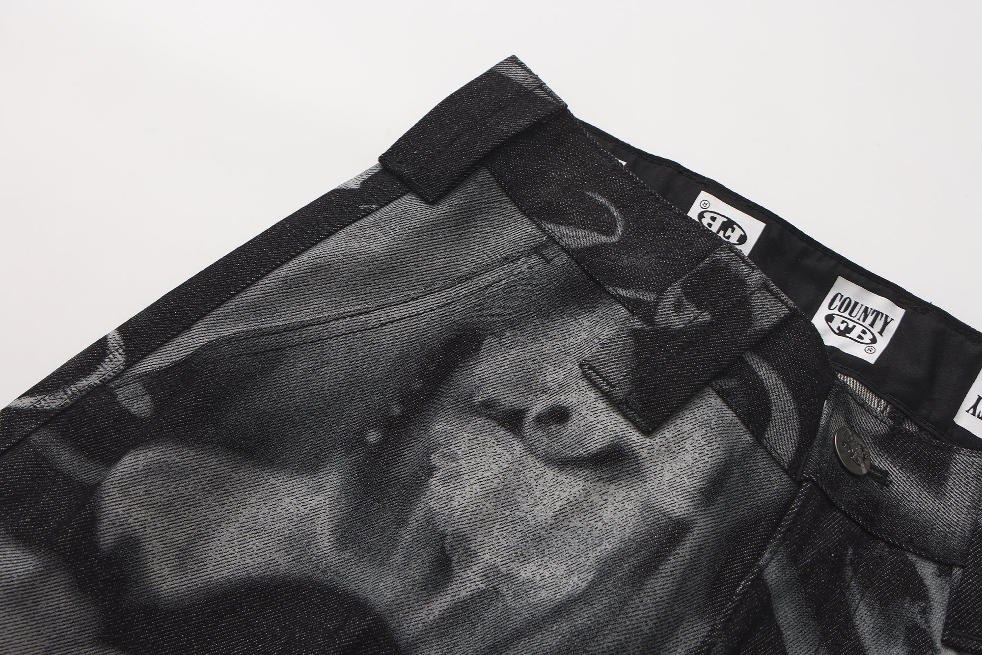FB County Tatted Up Hard Denim Pants - Image 12