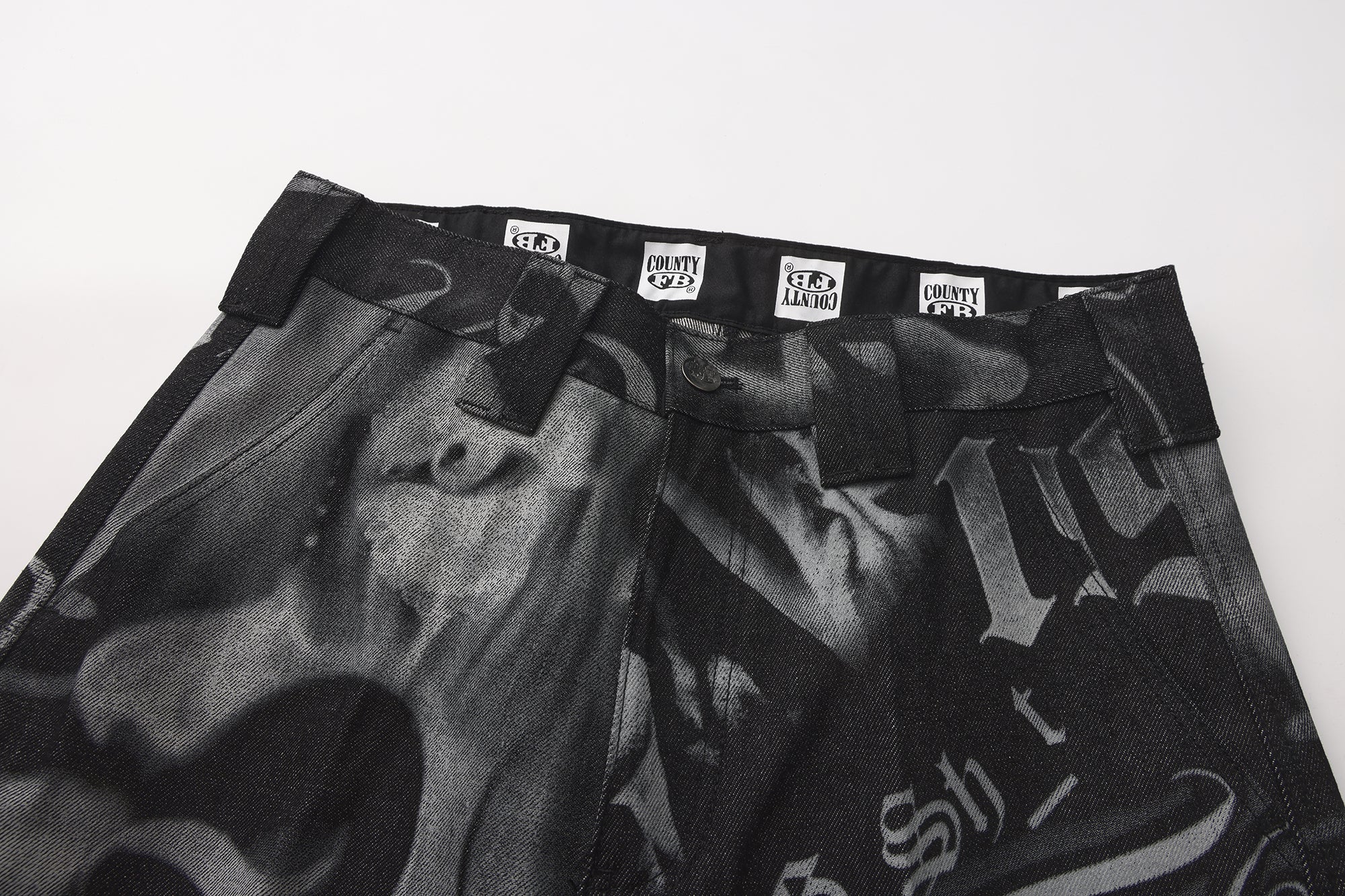 FB County Tatted Up Hard Denim Pants - Image 14