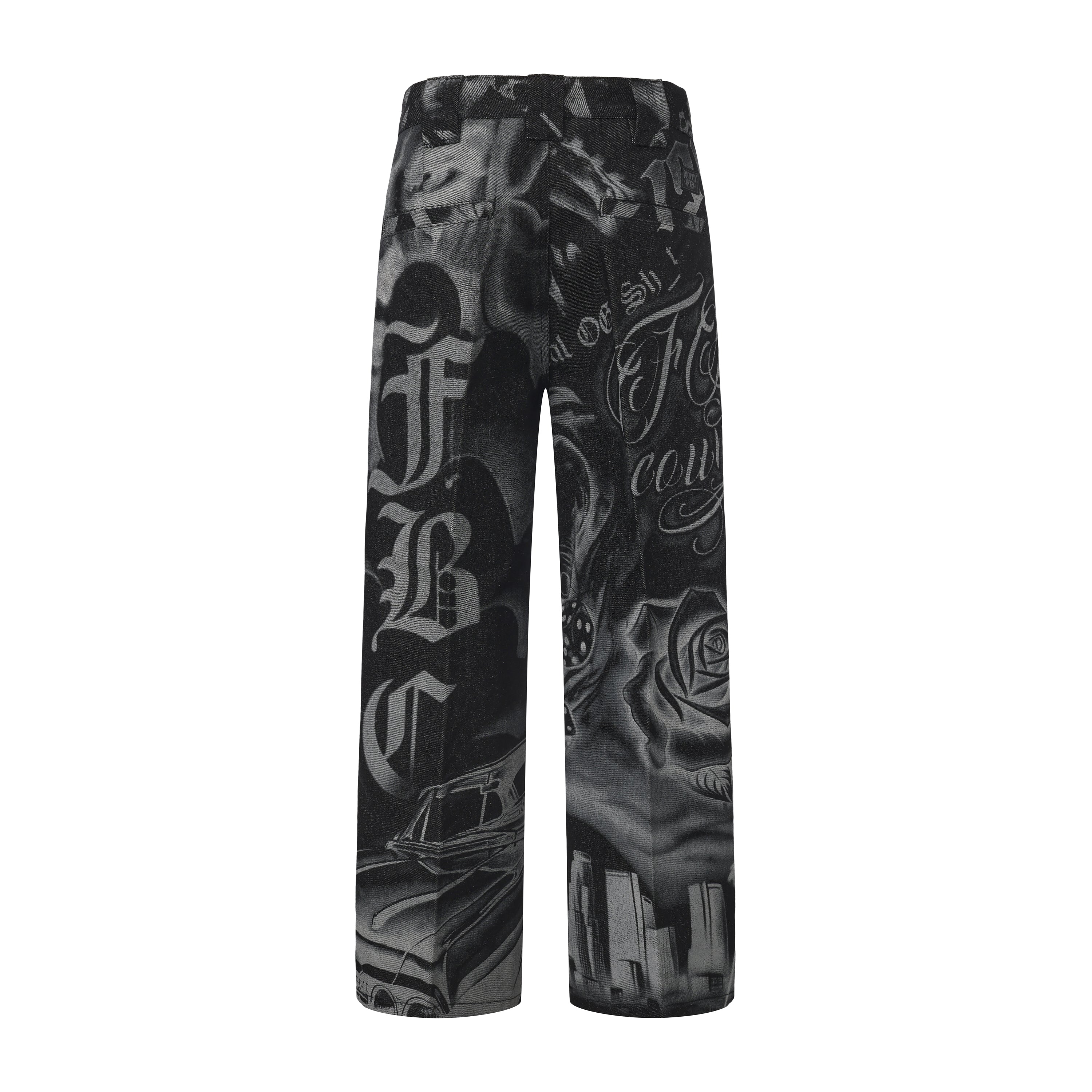 FB County Tatted Up Hard Denim Pants - Image 5