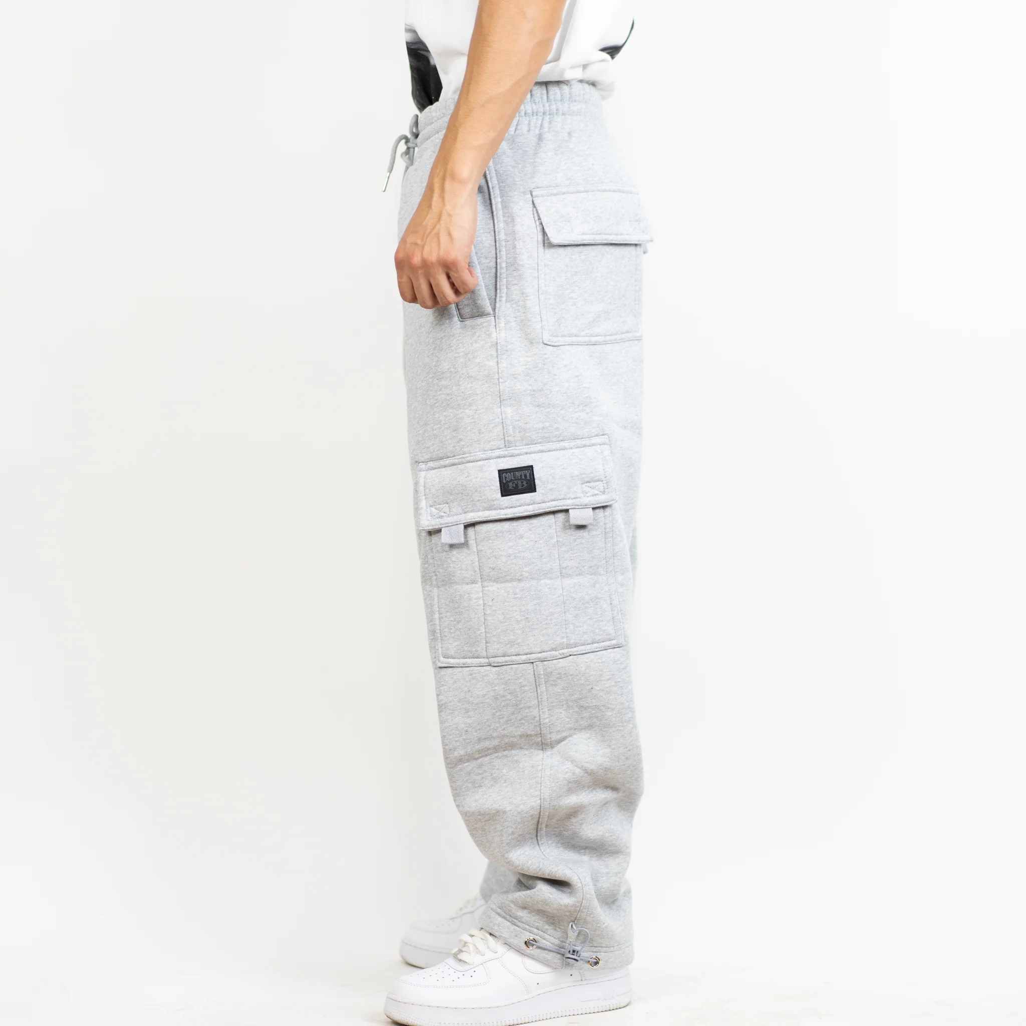 FB County Heavyweight Baggy Cargo Sweatpants - Image 11