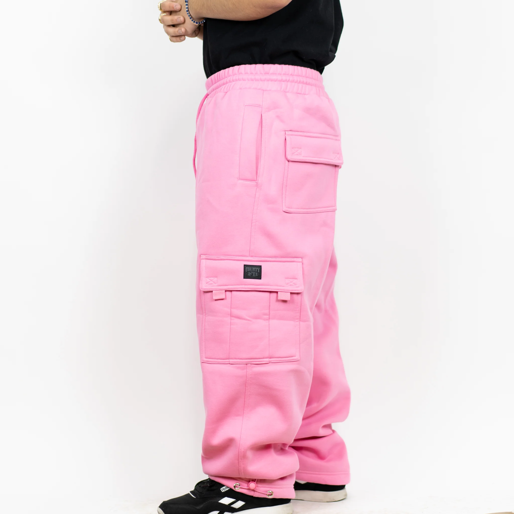FB County Heavyweight Baggy Cargo Sweatpants - Image 14