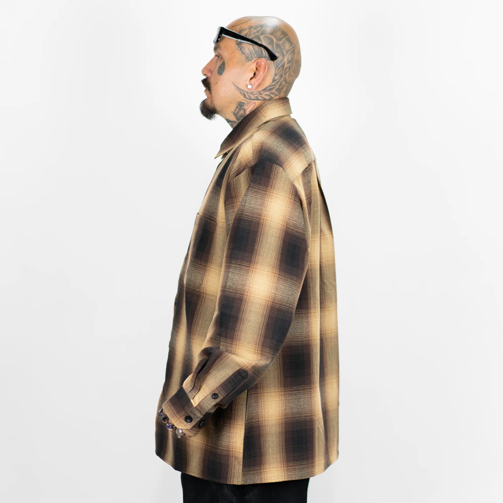 FB County Long Sleeve Checker Flannel Shirt - Image 16
