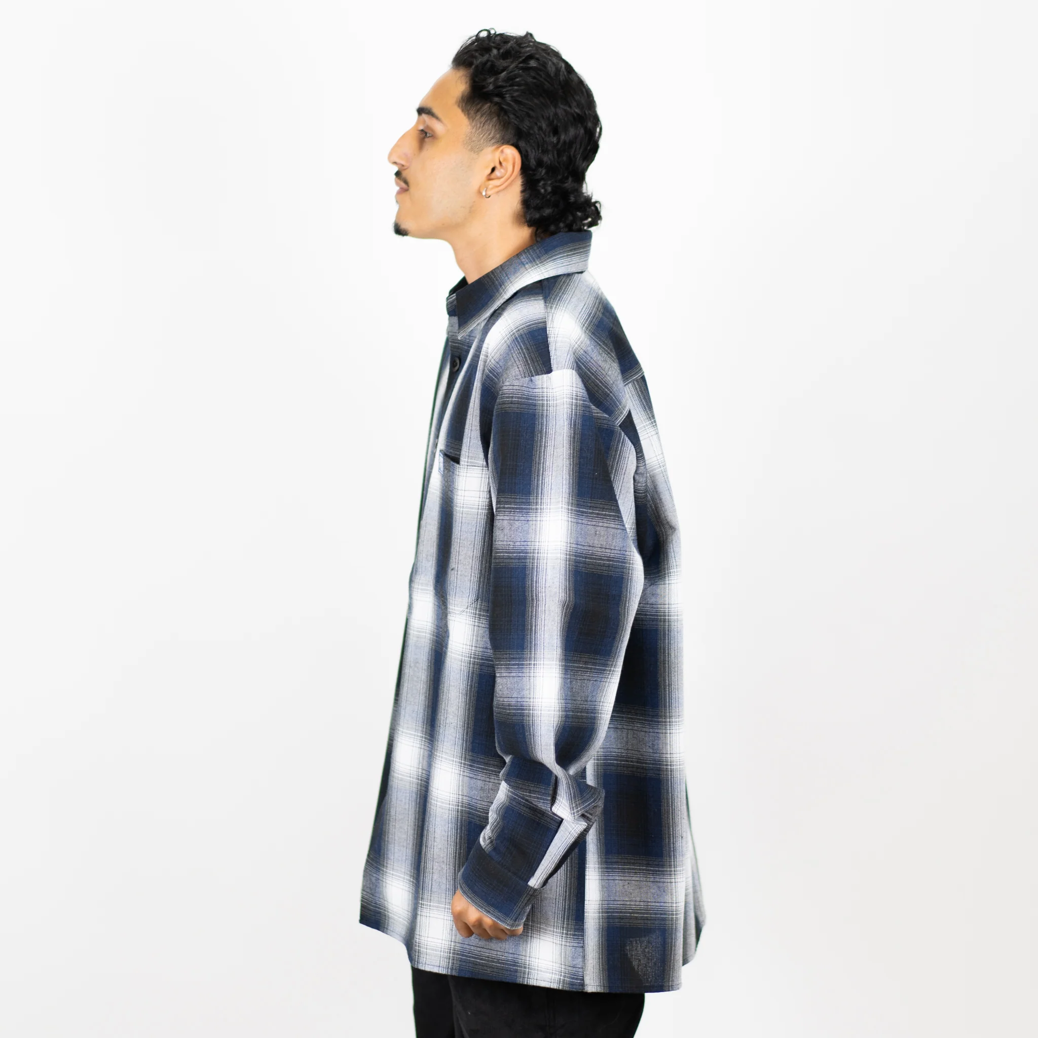 FB County Long Sleeve Checker Flannel Shirt - Image 19