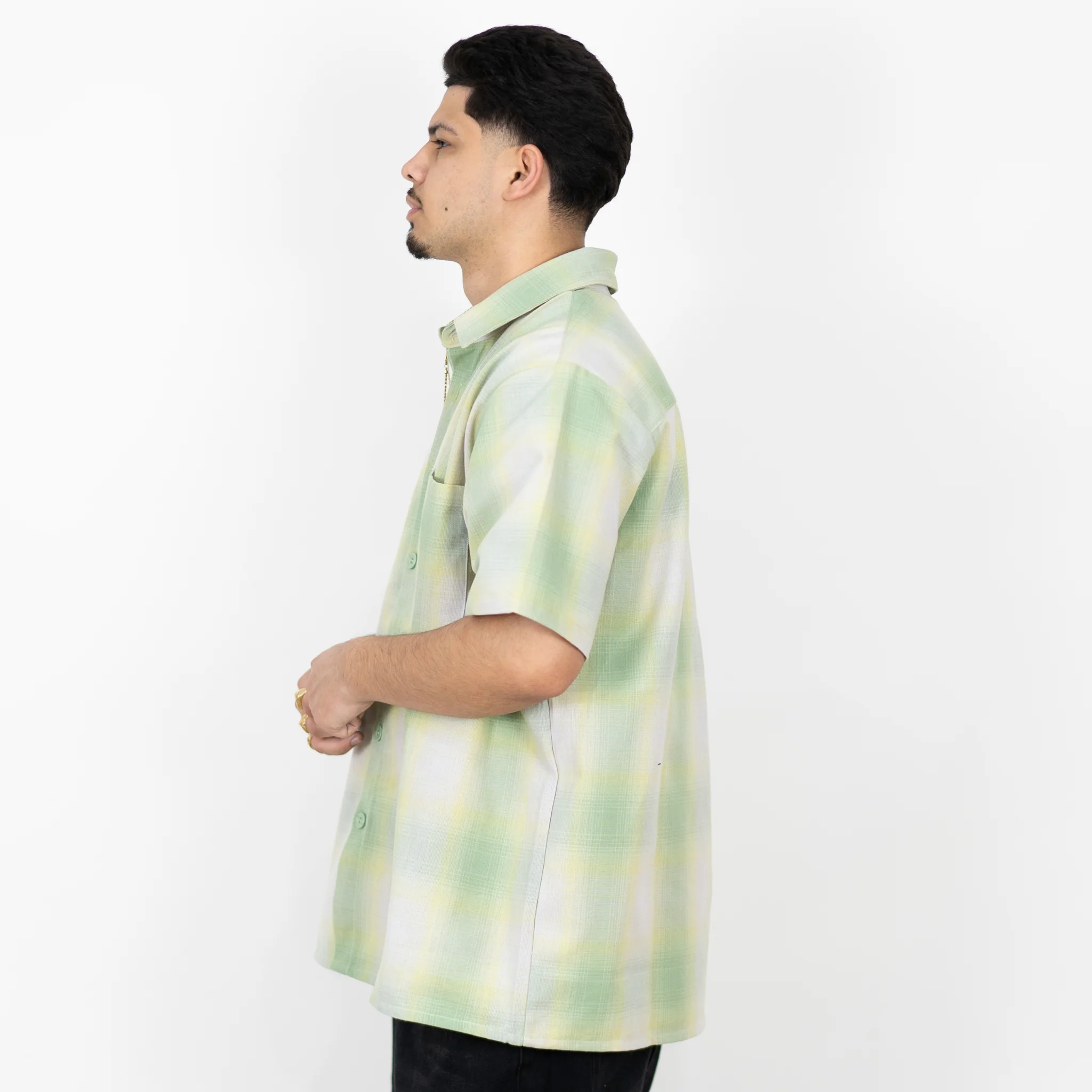 FB County Short Sleeve Checker Flannel Shirt - Image 37