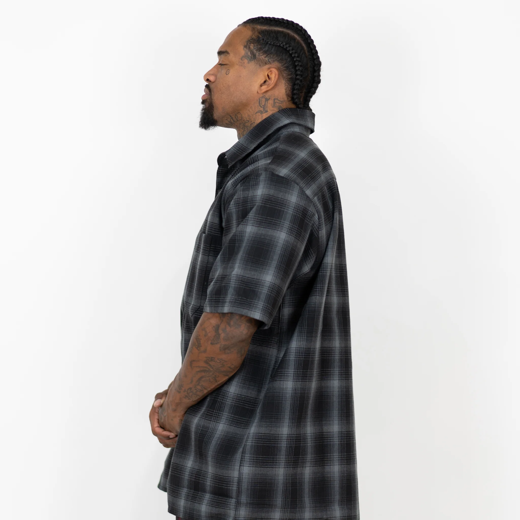 FB County Short Sleeve Checker Flannel Shirt - Image 40