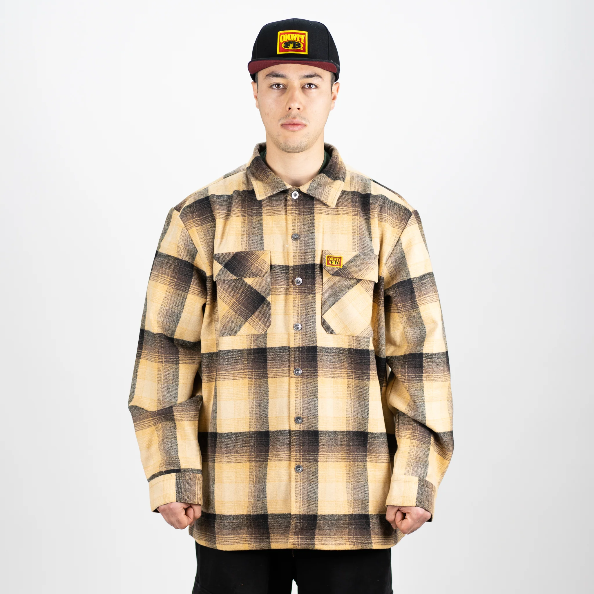 New FB County Super Heavyweight Wool Blend Long Sleeve Shirt - Image 10