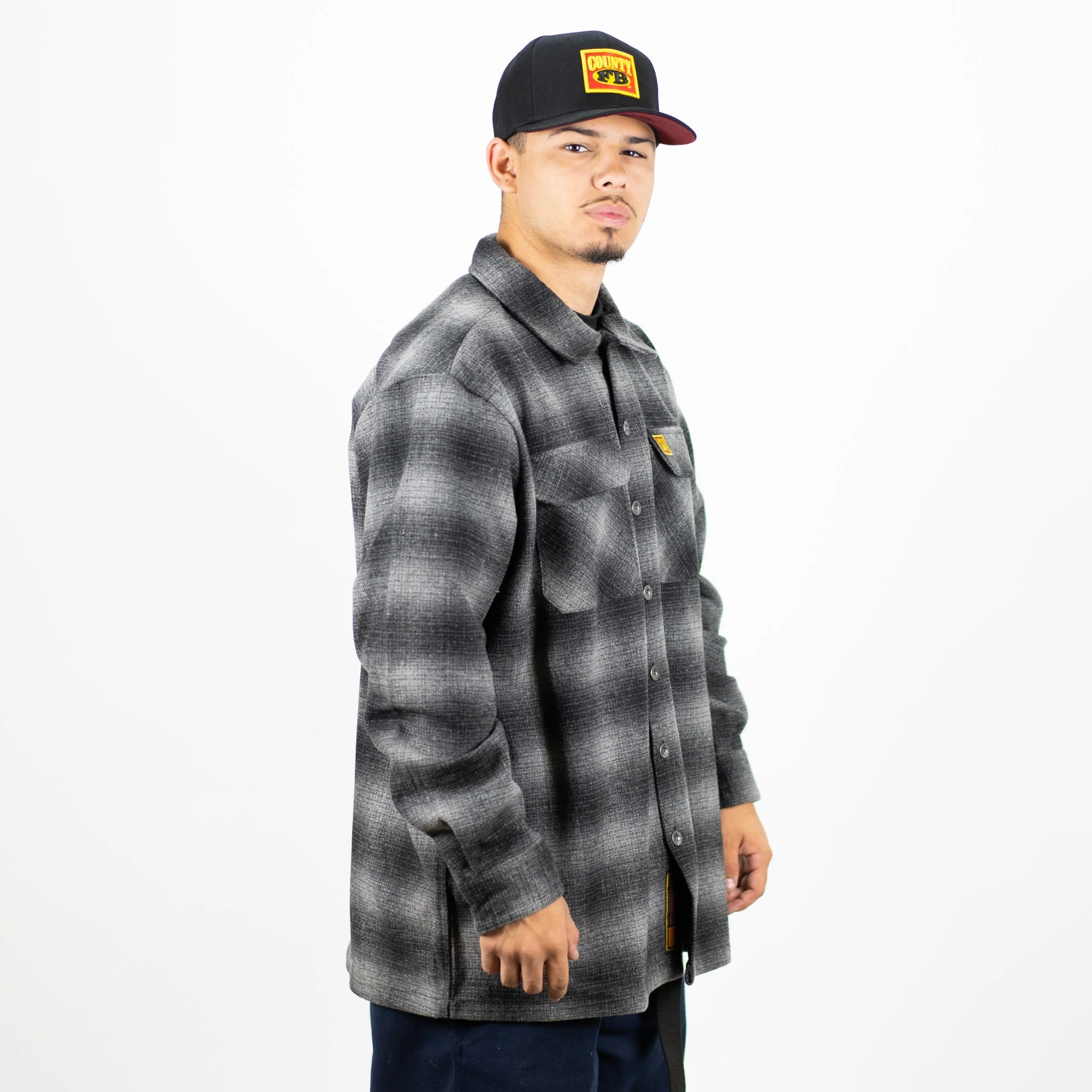New FB County Super Heavyweight Wool Blend Long Sleeve Shirt - Image 12