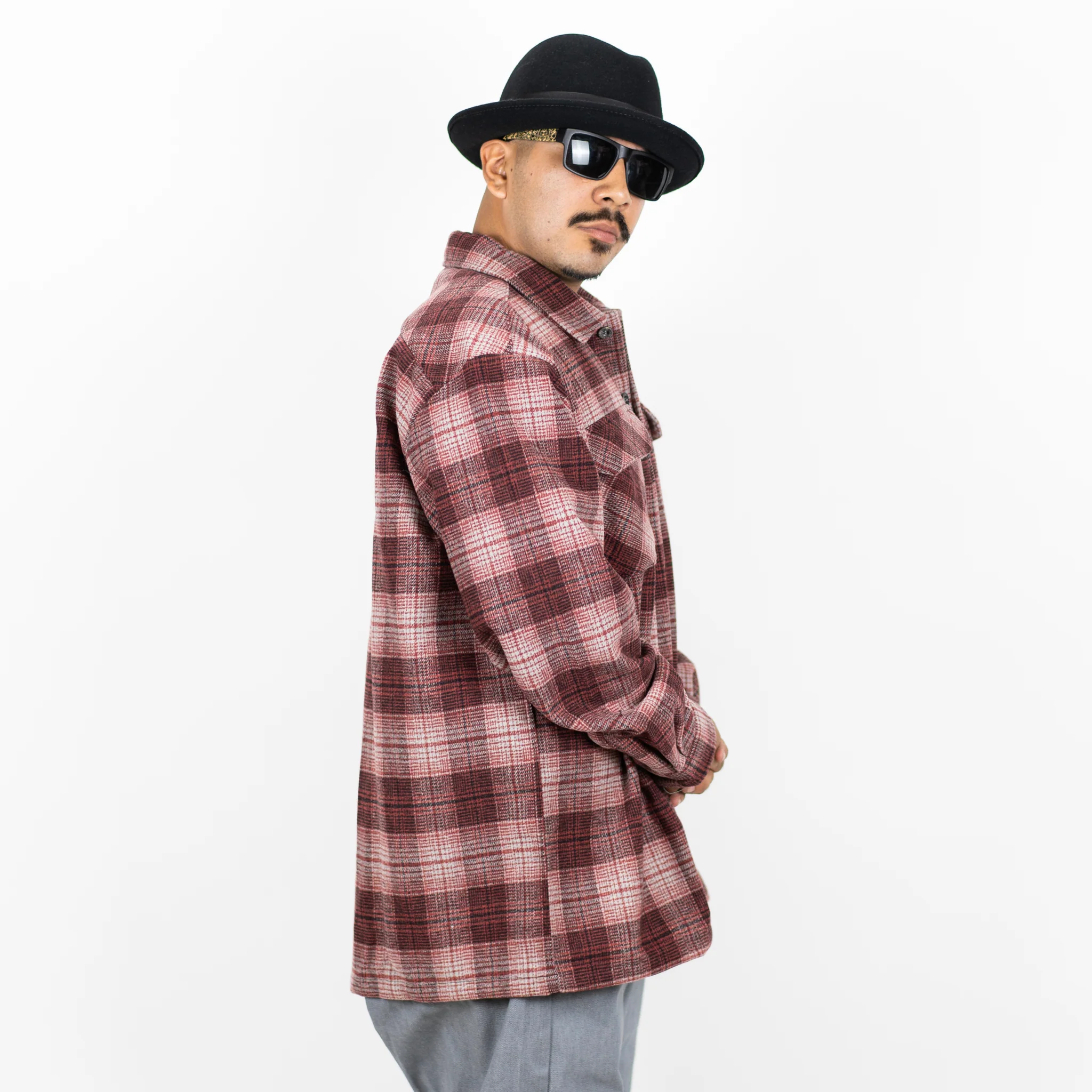 New FB County Super Heavyweight Wool Blend Long Sleeve Shirt - Image 37