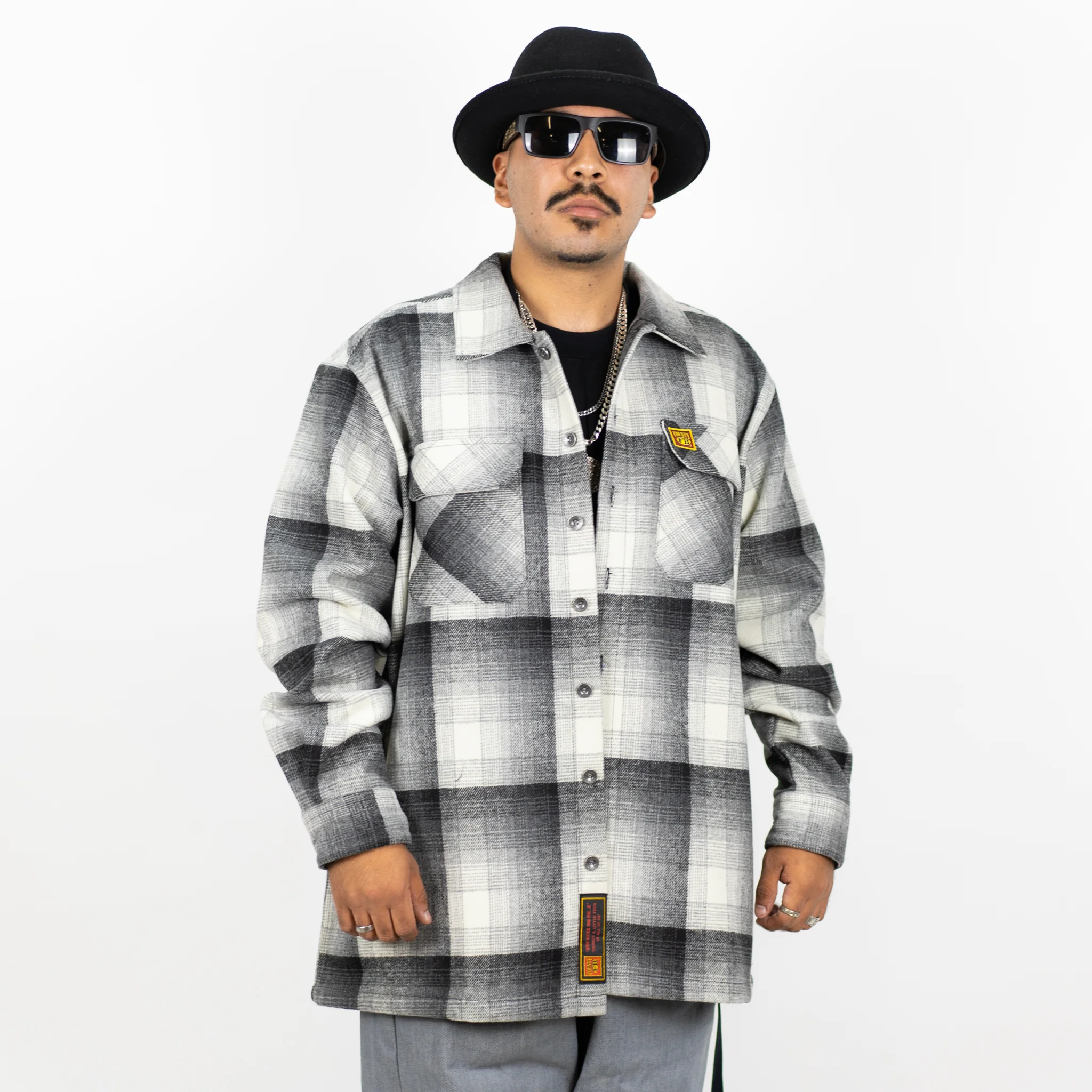 New FB County Super Heavyweight Wool Blend Long Sleeve Shirt - Image 9