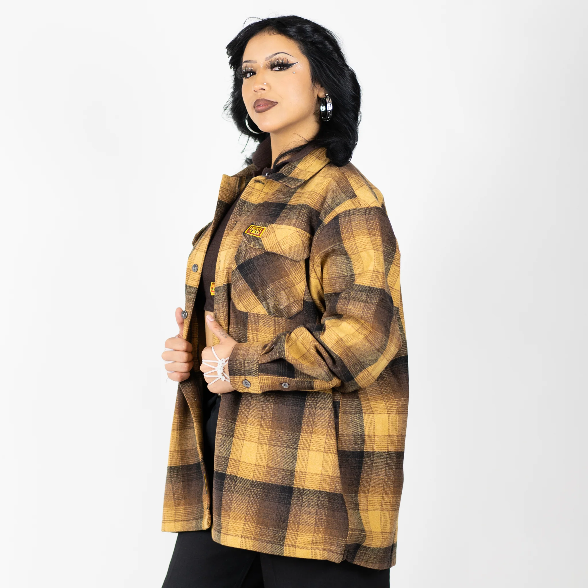 New FB County Super Heavyweight Wool Blend Long Sleeve Shirt - Image 25