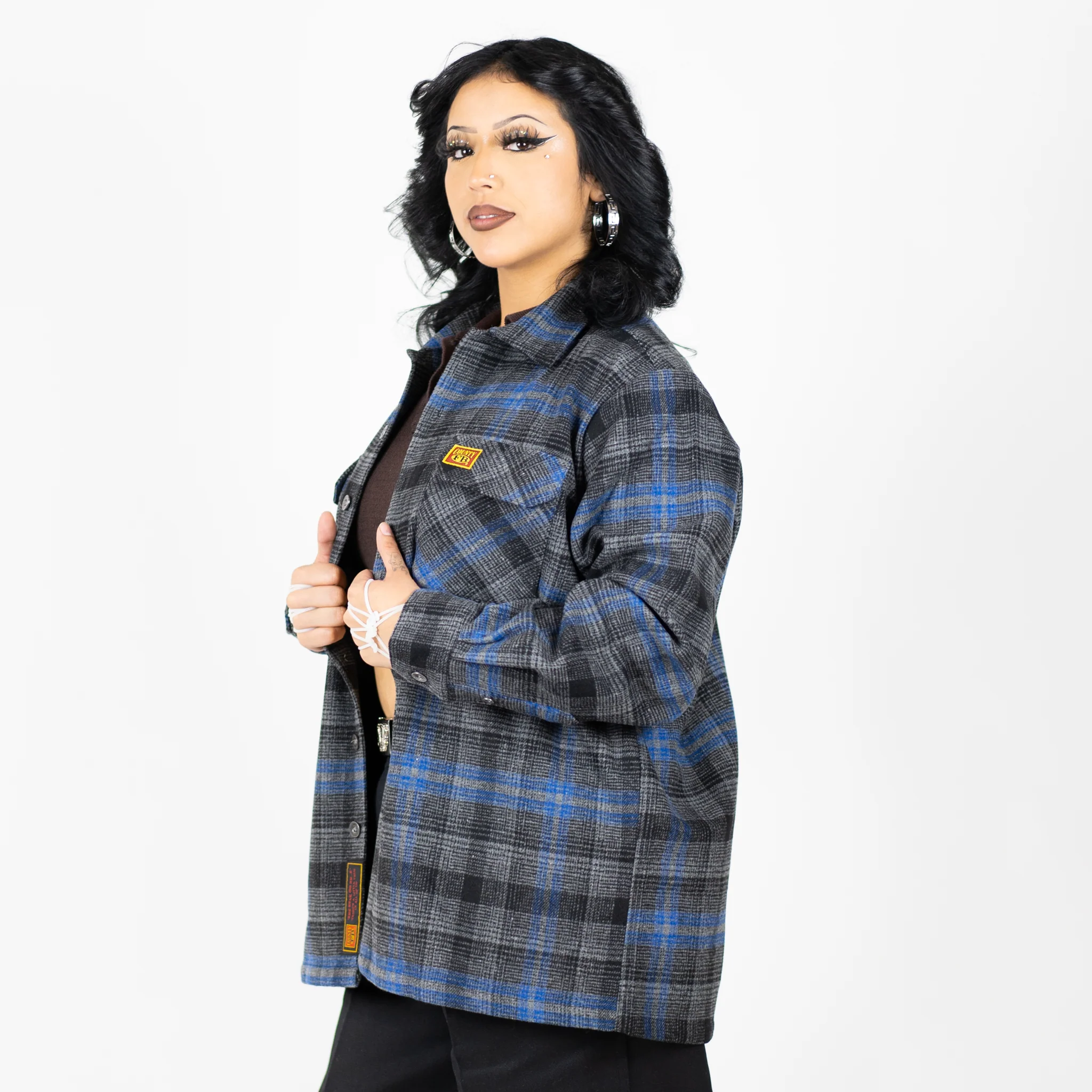 New FB County Super Heavyweight Wool Blend Long Sleeve Shirt - Image 28
