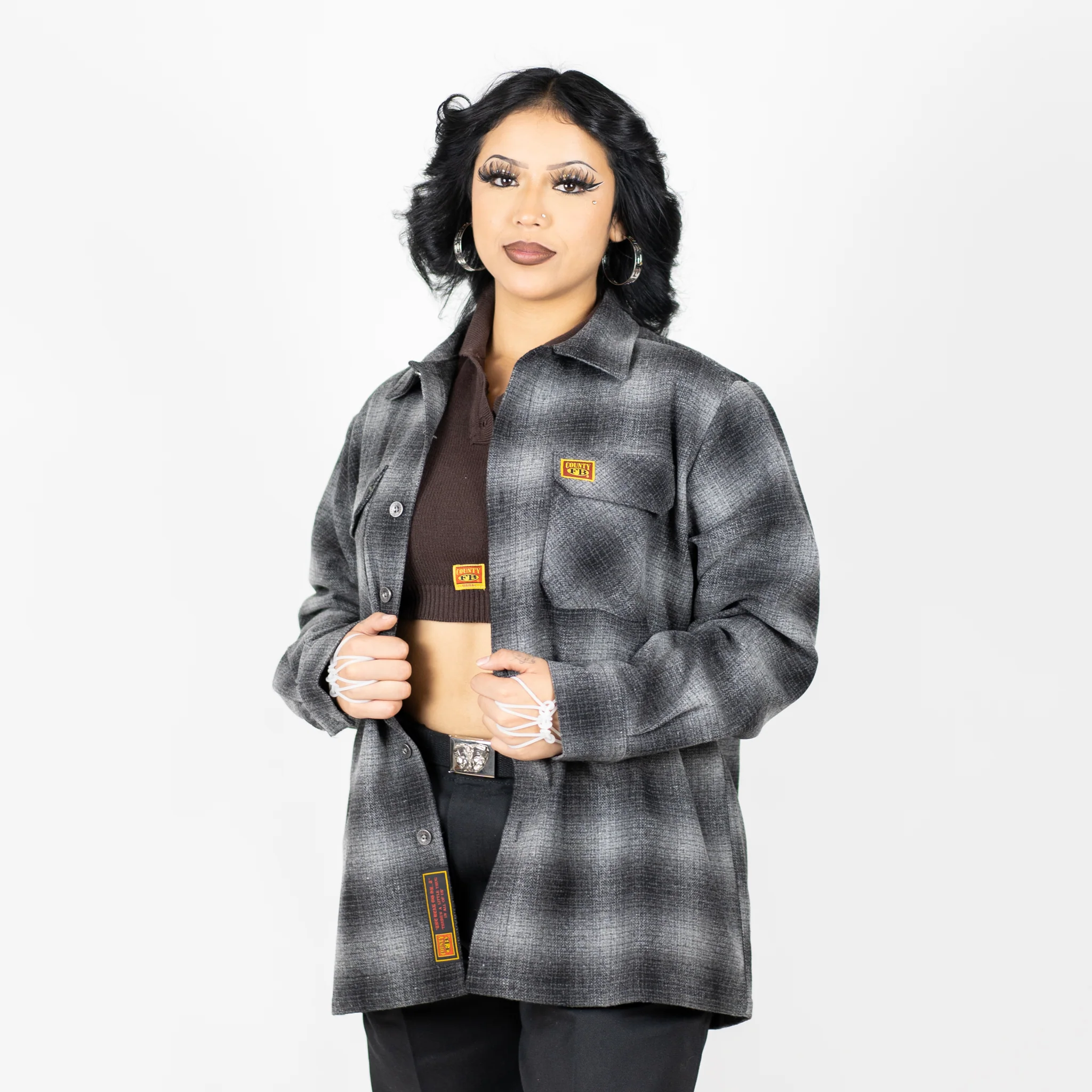 New FB County Super Heavyweight Wool Blend Long Sleeve Shirt - Image 3