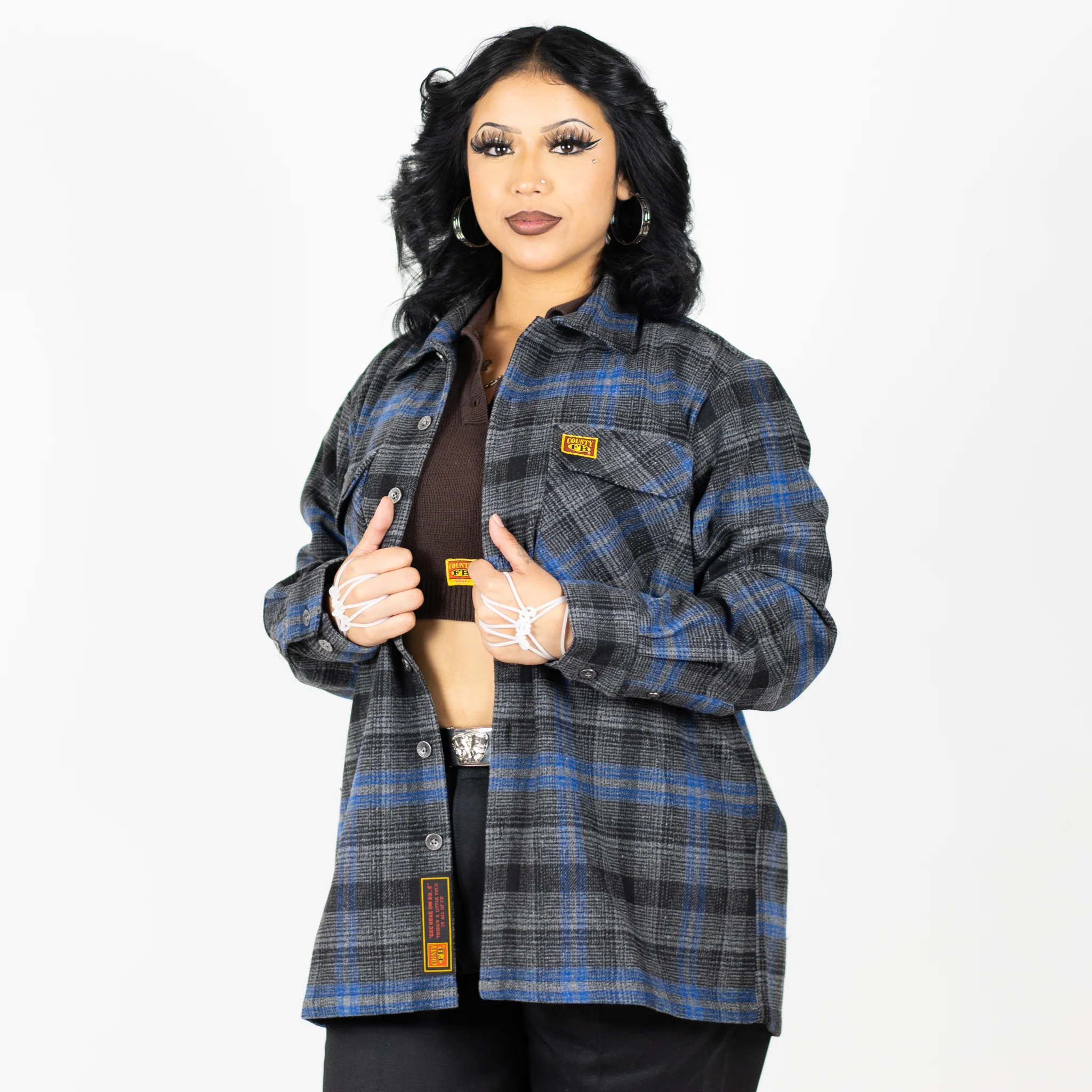 New FB County Super Heavyweight Wool Blend Long Sleeve Shirt - Image 9
